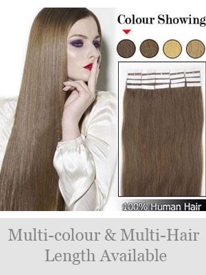 16" 20pcs Full Head Tape In Extensions
