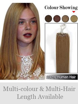 18" 100% Micro Loop Human Hair Extensions