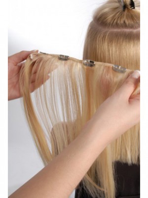 100% Human Hair 18 Inches 4 Clips In Extensions