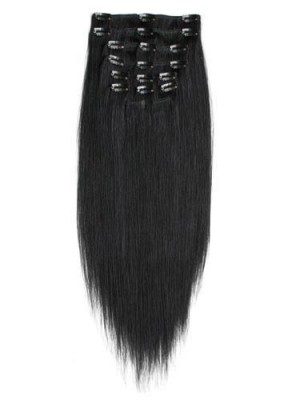 10 Pcs From 14" Straight Clip In Full Head Set