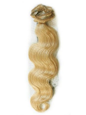 10 Pcs From 18" Wavy Clip In Full Head Set