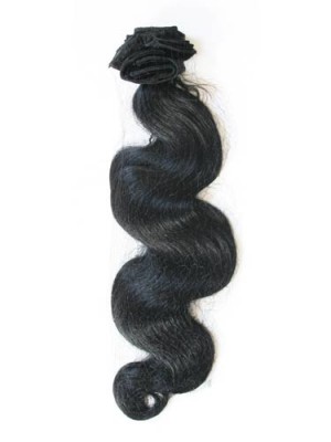 10 Pcs From 18" Wavy Clip In Full Head Set
