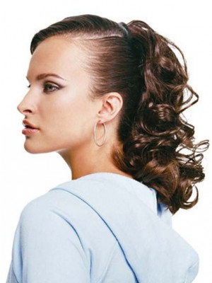 16" Claw Clip Curly Locks Synthetic Ponytail