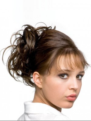 10" Soft Wave Human Hair Wrap With Butterfly Clip
