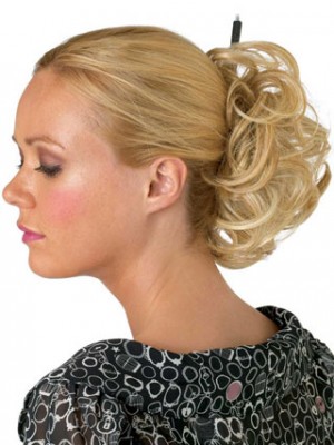 4" Scrunchie Style Synthetic Wrap