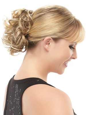 Classy Claw Clip Synthetic Curly Wrap