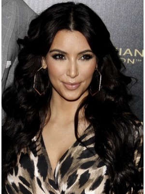 Sassy Long Wavy Kim Kardashian Wigs Wigs