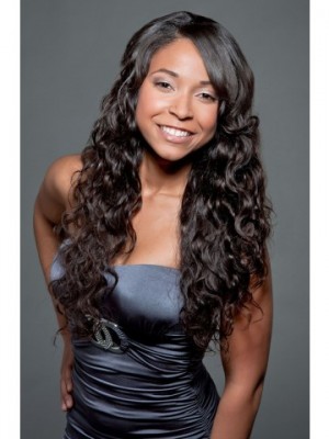 Impressive Long Curly Full Lace Wig