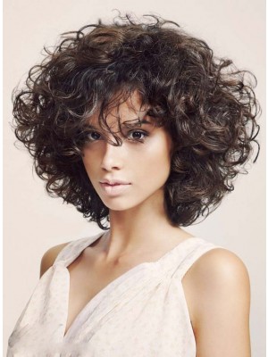 Fashion Full Lace Curly Human Hair Wig