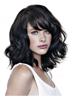 Popular Wavy Capless Long Bob Synthetic Wigs