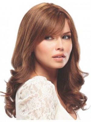 100% Human Hair Lace Front Long Wig