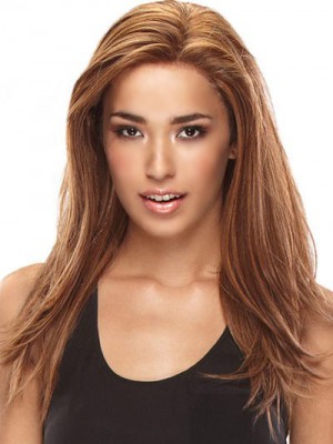 16" Full Lace Straight Human Hair Wig