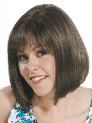 Short Curly Medium Length Wig