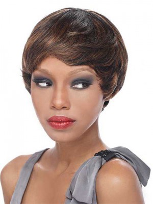 Capless Straight Short Cut Synthetic Wig