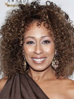 Personalized Short Curly Brown African American Lace Wigs For Women