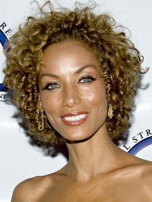 Up-to-date Short Wavy Brown African American Lace Wigs For Women
