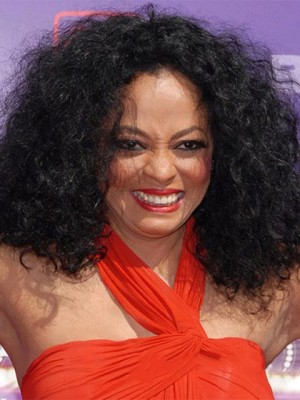 Outstanding Medium Curly Black African American Lace Wigs For Women
