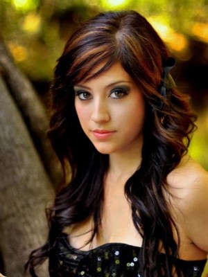 2013 Fashion Trend Long Wavy African American Lace Wigs For Women