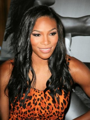 Mysterious Long Wavy Black African American Full Lace Wigs For Women 18 Inch