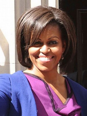 Fancy Short Straight African American Lace Wigs For Women 10 Inch