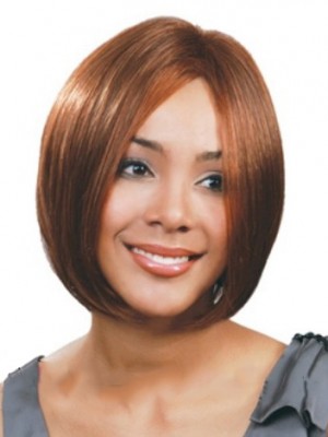 Dream Short Straight No Bang African American Lace Wigs For Women
