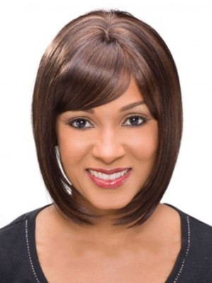 Special Cool Short Straight African American Lace Wigs For Women