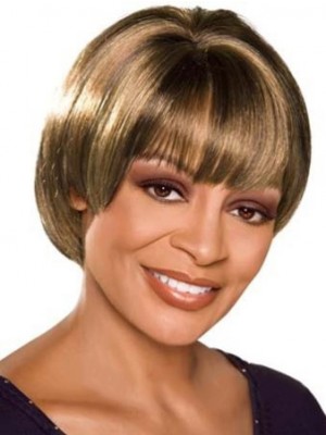 Lovely Short Straight African American Wigs