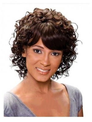 Newest Short Curly African American Lace Wigs For Women 10 Inch