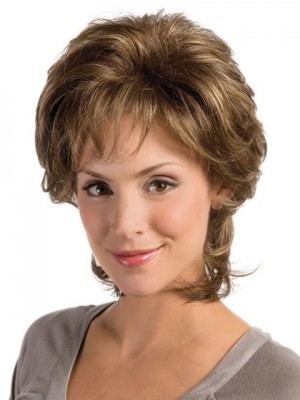 Collar Length Layered Cut With Flicked Out Ends