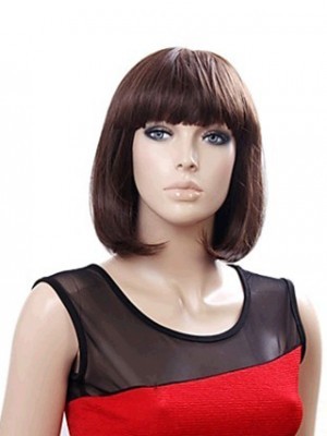 Fantastic Medium Straight Synthetic Capless Wig For Woman