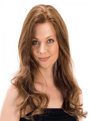 20" Remy Human Hair Wavy Full Lace Wig