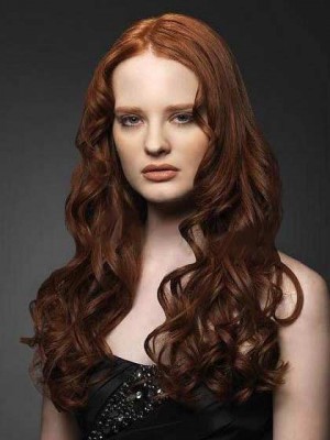 Impressive Exquisite Long Body Wavy Synthetic Lace Front Wigs About 22 Inches