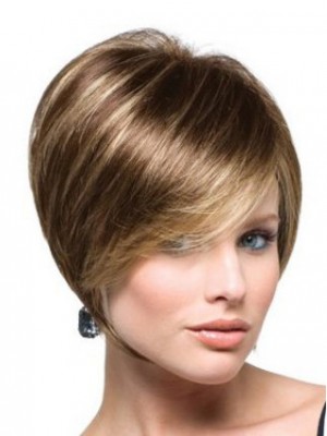Highly Fashionable Style Grey Bob Wig