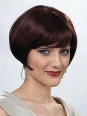 Classic Bob-Cut Synthetic Capless Wig