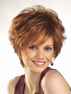 Finger-Styled Wavy Short Capless Wig