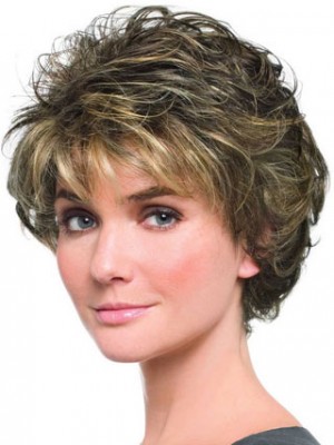 Beautiful Softly Curly Lightweight Short Capless Wig