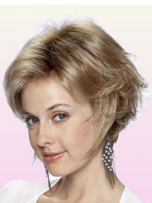 Short Wavy With Modern Style Lace Front Wig