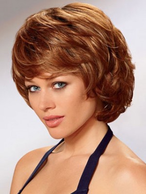 Synthetic Soft Layers Short Capless Wig
