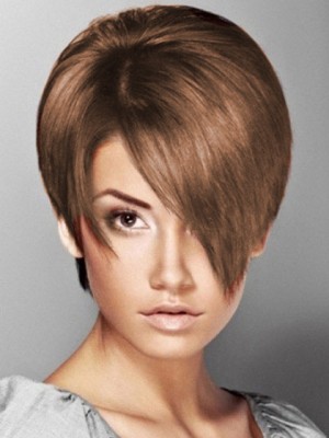 Capless Short Straight Synthetic Wig