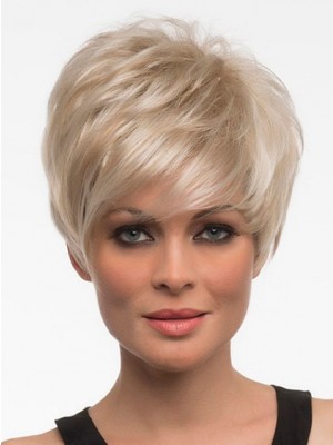 Capless Wavy Short Wig