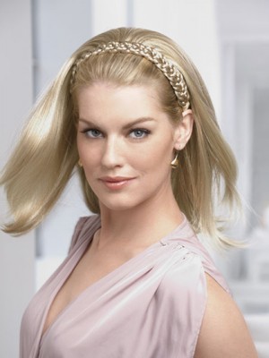 Braided Headband With Straight Style