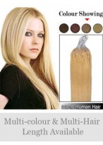 18" 100% Micro Loop Human Hair Extensions 