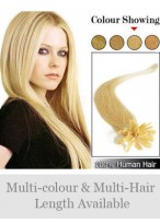 18" 100% Human Hair Nail Tip Extensions 