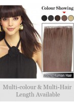 20" PU Skin Weft Remy Human Hair Extensions 