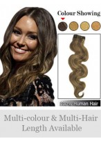 Wavy Indian Remy Hair Weft Extensions 