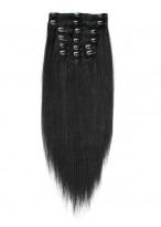 10 pcs From 14" Straight Clip In Full Head Set 