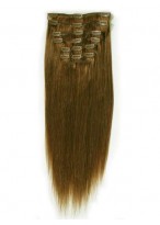 10 pcs From 14" Straight Clip In Full Head Set 