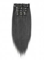10 pcs From 14" Straight Clip In Full Head Set 