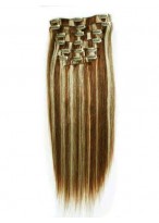 10pcs From 14"(110g) Straight Clip In Full Head Set 