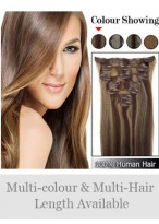 7 pcs From 14" Straight Clip In Full Head Set 